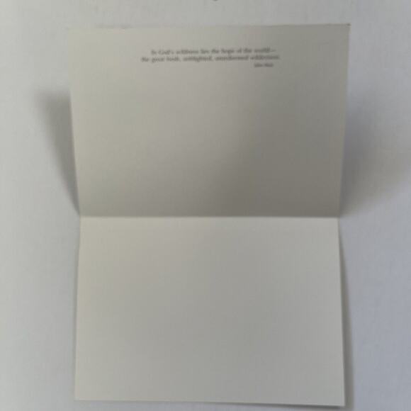 Leanin Tree Blank Greeting Cards Shift in the Wind Wolf Wildlife Lot Of 5 - Picture 6 of 6